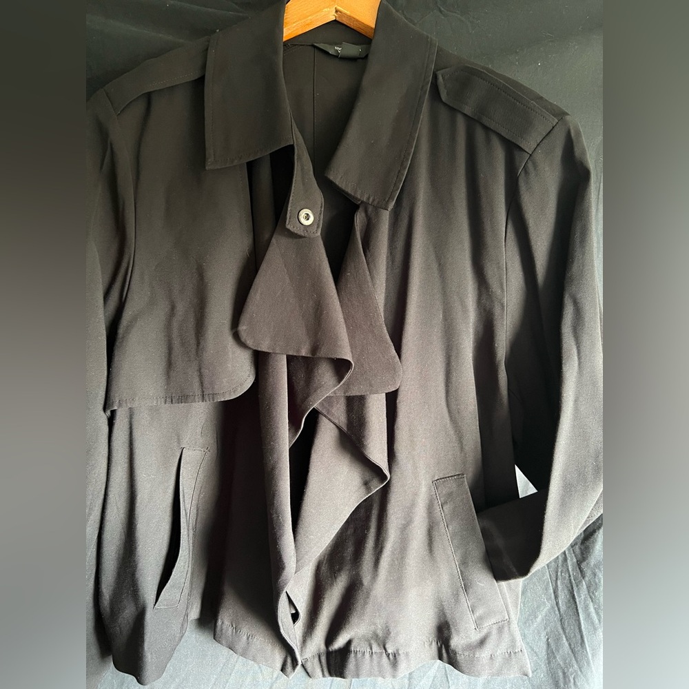 Simply Vera by Vera Wang Black Casual Blazer